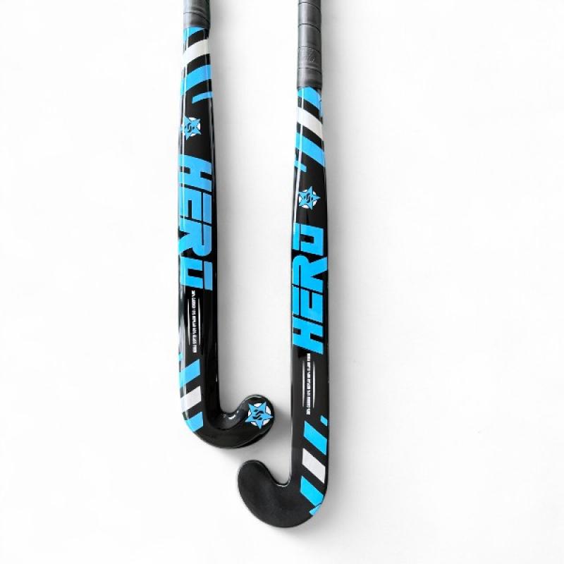 Field Hockey Stick Hero 30% Carbon Size 36.5 Inch Maxi Head Shape Carve 24.7mm Low Bow Light Weight