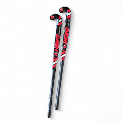 Field Hockey Stick Hero | 10% Carbon | Size 36.5" | Maxi Head | Carve 24.7mm Low Bow | Lightweight